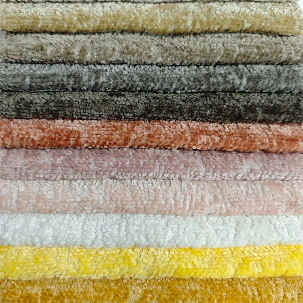 100% Polyester Jacquard Chenille Fabric para sa Sofa Cover