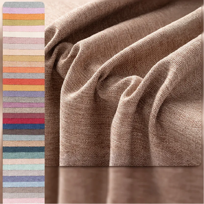 Faux Linen Curtain Fabric Maraming benepisyo