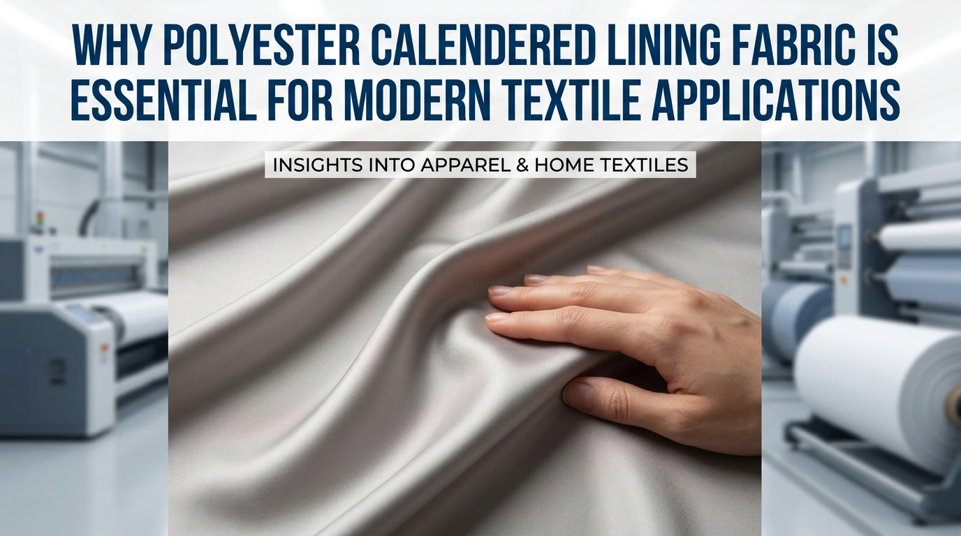 Bakit Mahalaga ang Polyester Calendered Lining Fabric para sa Modern Textile Application