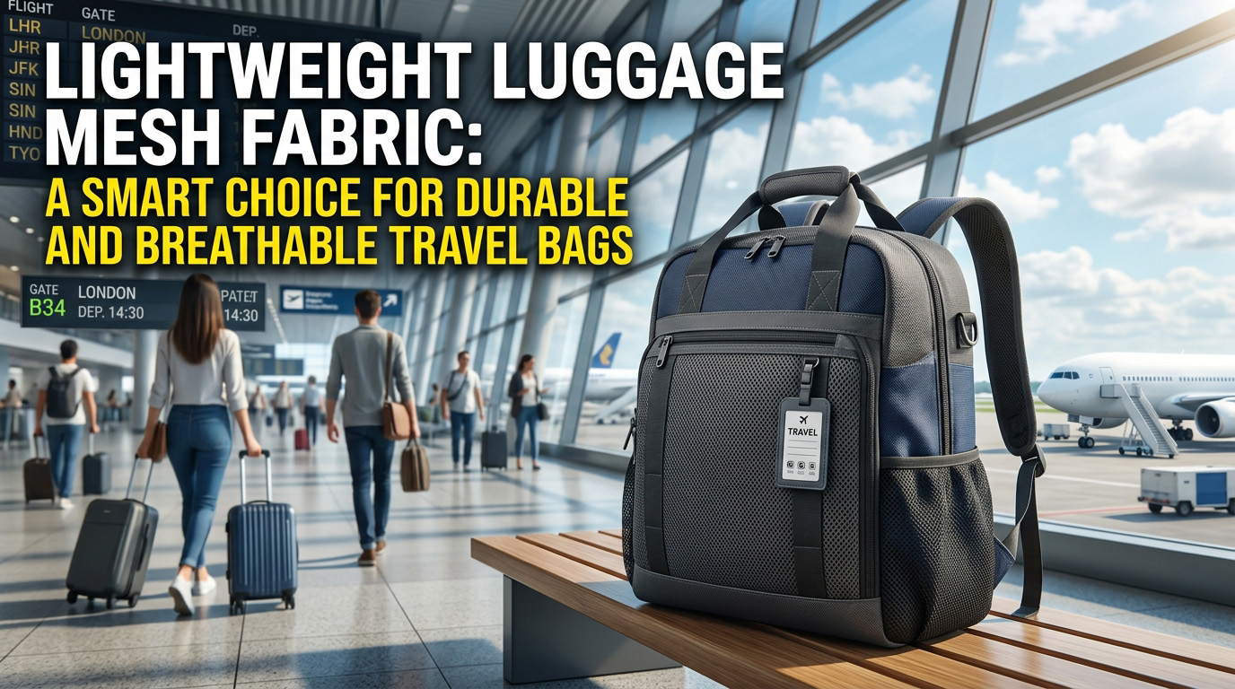 Magaan na Luggage Mesh Fabric: Isang Matalinong Pagpipilian para sa Matibay at Makahinga na Mga Travel Bag