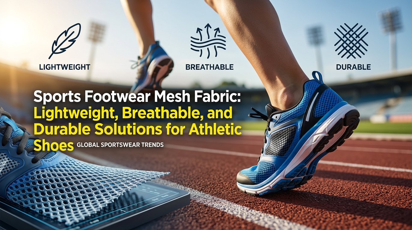 Sports Footwear Mesh Fabric: Magaan, Makahinga, at Matibay na Solusyon para sa Athletic Shoes