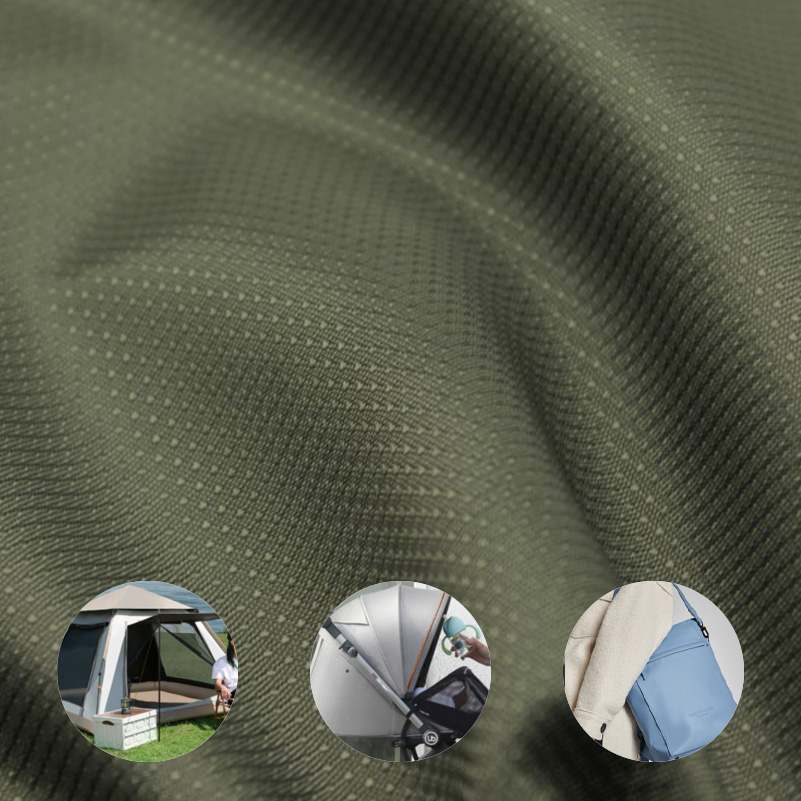 Polyester Jacquard Oxford Tela