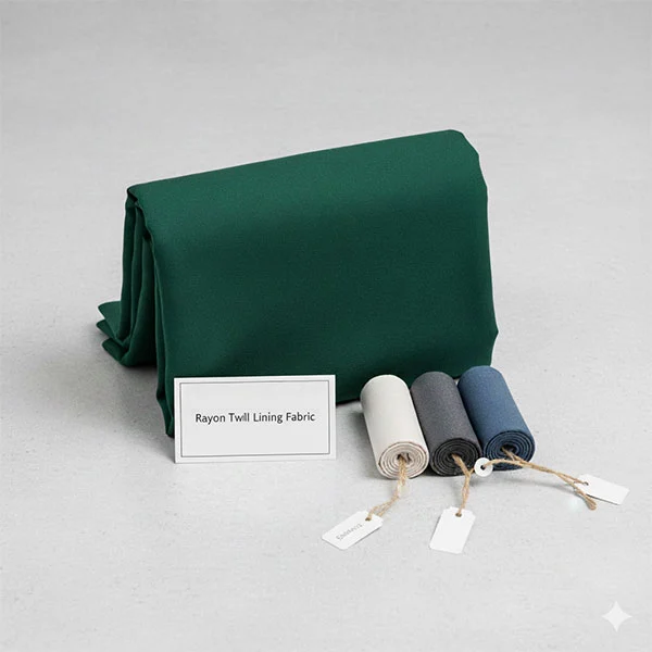 Rayon twill lining tela